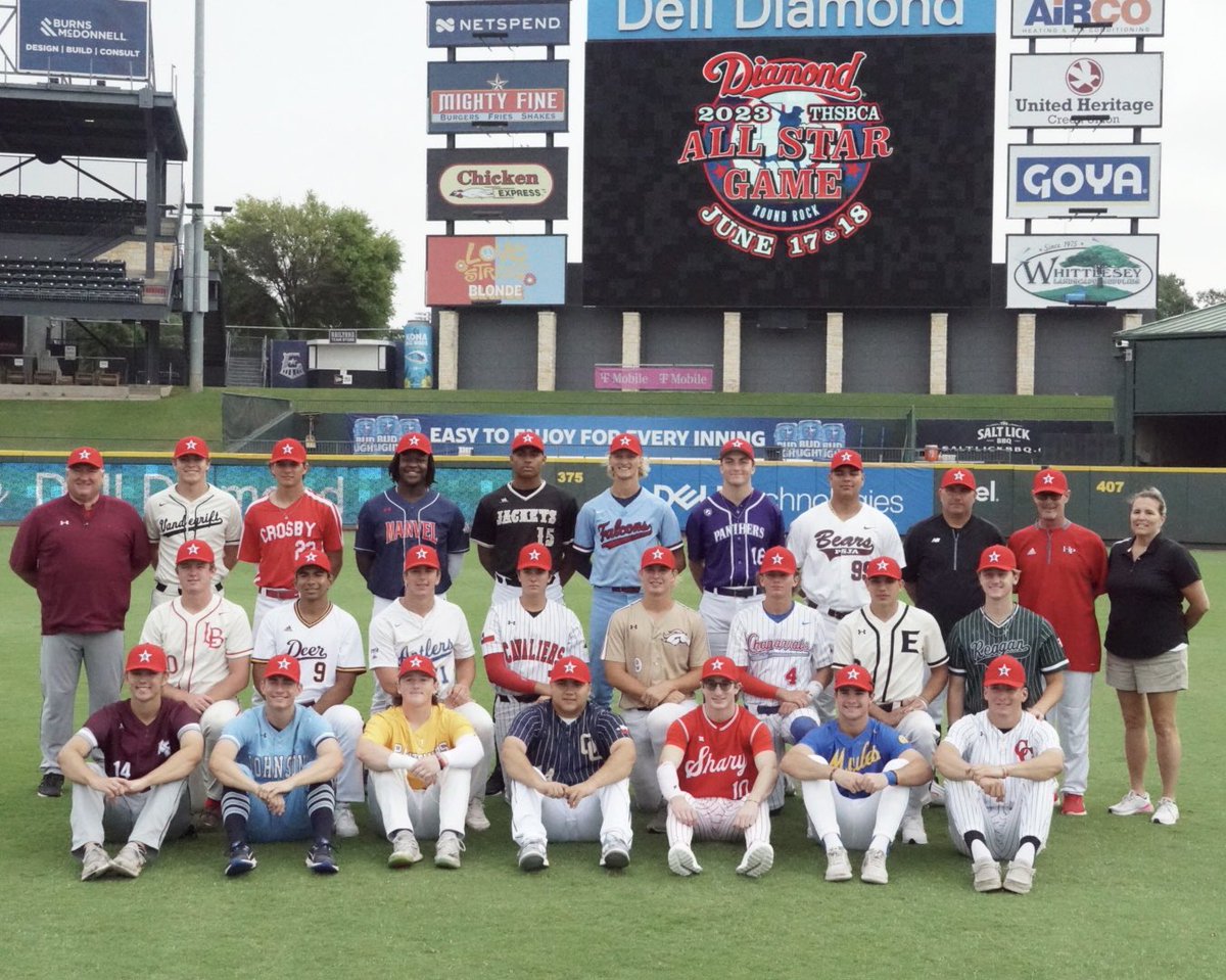 THSBCA's tweet photo. Congratulations to the @thsbca 2023 5A-6A North /South Elite All Star players and Coaches #2023allstar⚾️ https://t.co/CjyMK4gK3U