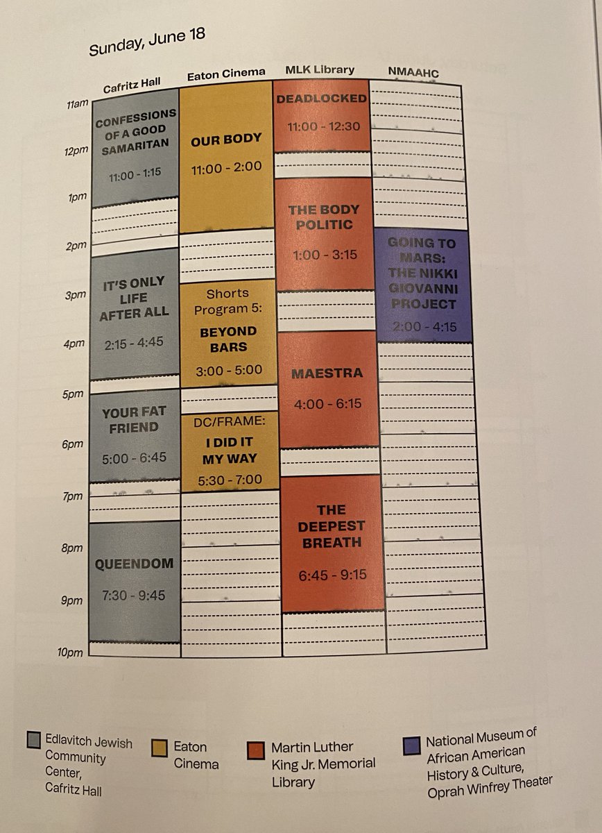 ☕️ Good morning! Today DC/DOX schedule is packed with so many incredible films, gatherings, and parties. We are so excited. Come join us at the MLK, @E_DCJCC @NMAAHC, and Eaton Cinema! #dcdoxfest. Hurry! The first show starts at 11am!