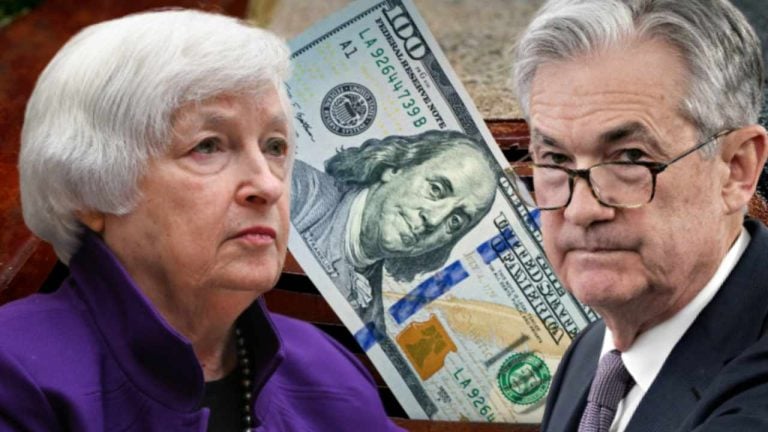 stoneagefiat's tweet photo. Economist Peter Schiff: US Dollar Decline Will Be ‘Far Greater’ Than Yellen Warns — Fed Chair Powell ‘Clearly Worried’ About Financial Crisis 

https://t.co/OcJunhPUt1 https://t.co/zTWl3QZUnN