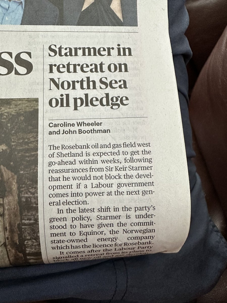 #KeirStarmer is useless. He can’t make his mind up on anything. #NorthSea