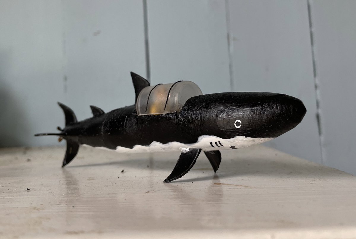 nilag's tweet photo. New Tintin project. Destined to be turned into a ghost fleet sculpture by Nature and time.
#ghostfleetartproject #tintin #scratchbuild #sharksub https://t.co/yQbGB2BUcx