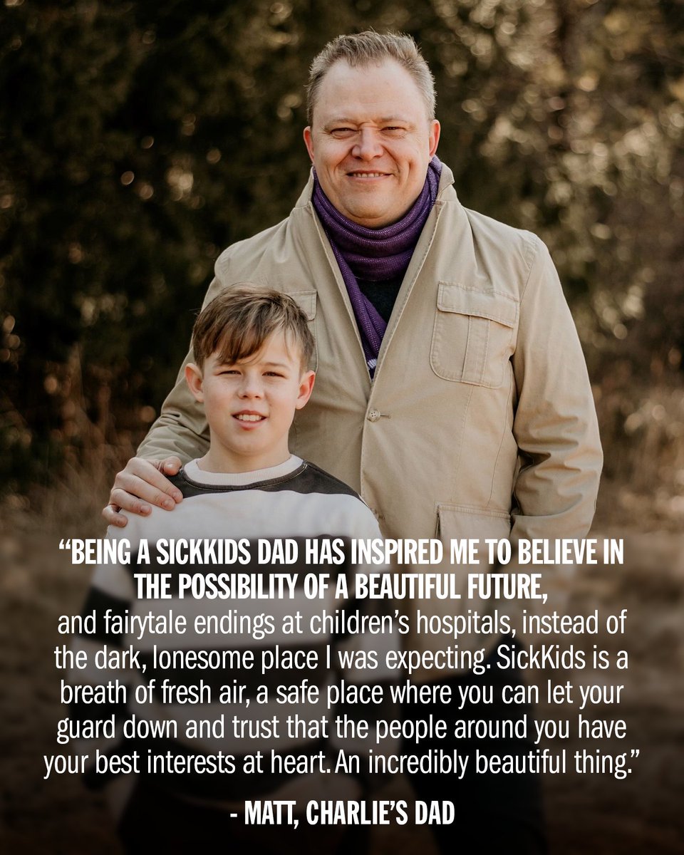 sickkids's tweet photo. From Matt, Charlie's dad. ⬇️ @mattdunntsn https://t.co/r2zc2SCT4o