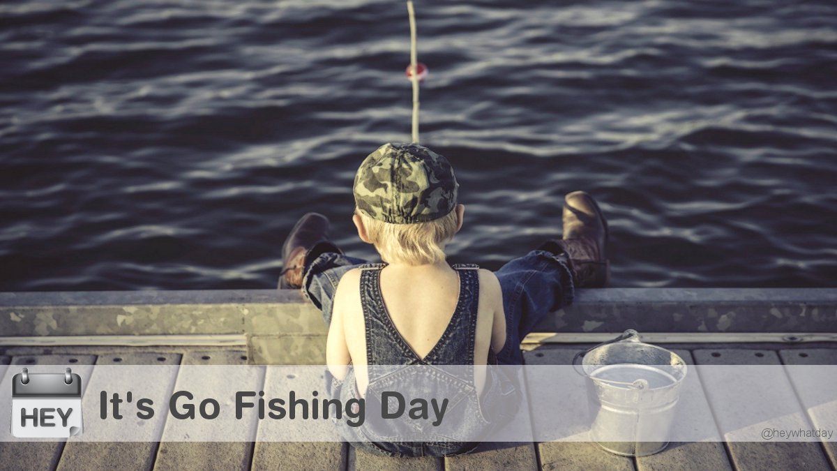 It's Go Fishing Day! 
#GoFishingDay #Fish #NationalGoFishingDay