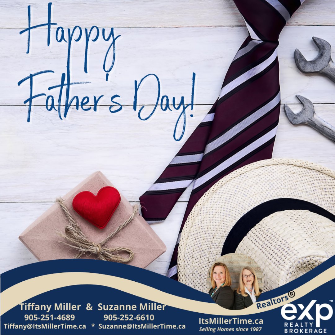 To all the Dads,  Granddads, Great Granddads, Step Dads and Foster Dads, enjoy your special day, it takes a wonderful person to truly be a Dad.
#holiday #fathers #dads #celebrate #homesforsale #itsmillertime