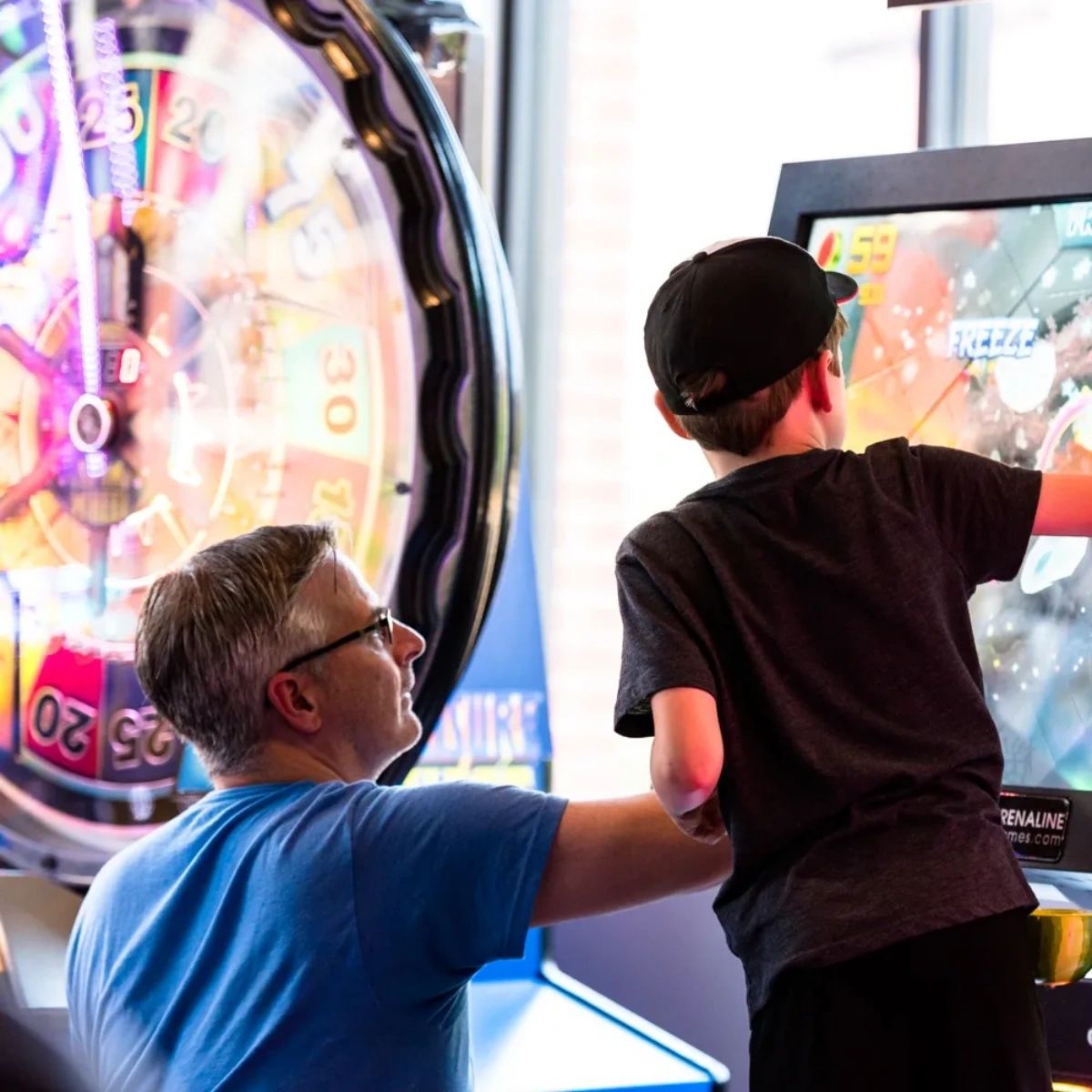 Here's to the dads that aren't afraid to join in on the good times. We hope you have a fun-filled day today -- happy Father's Day!