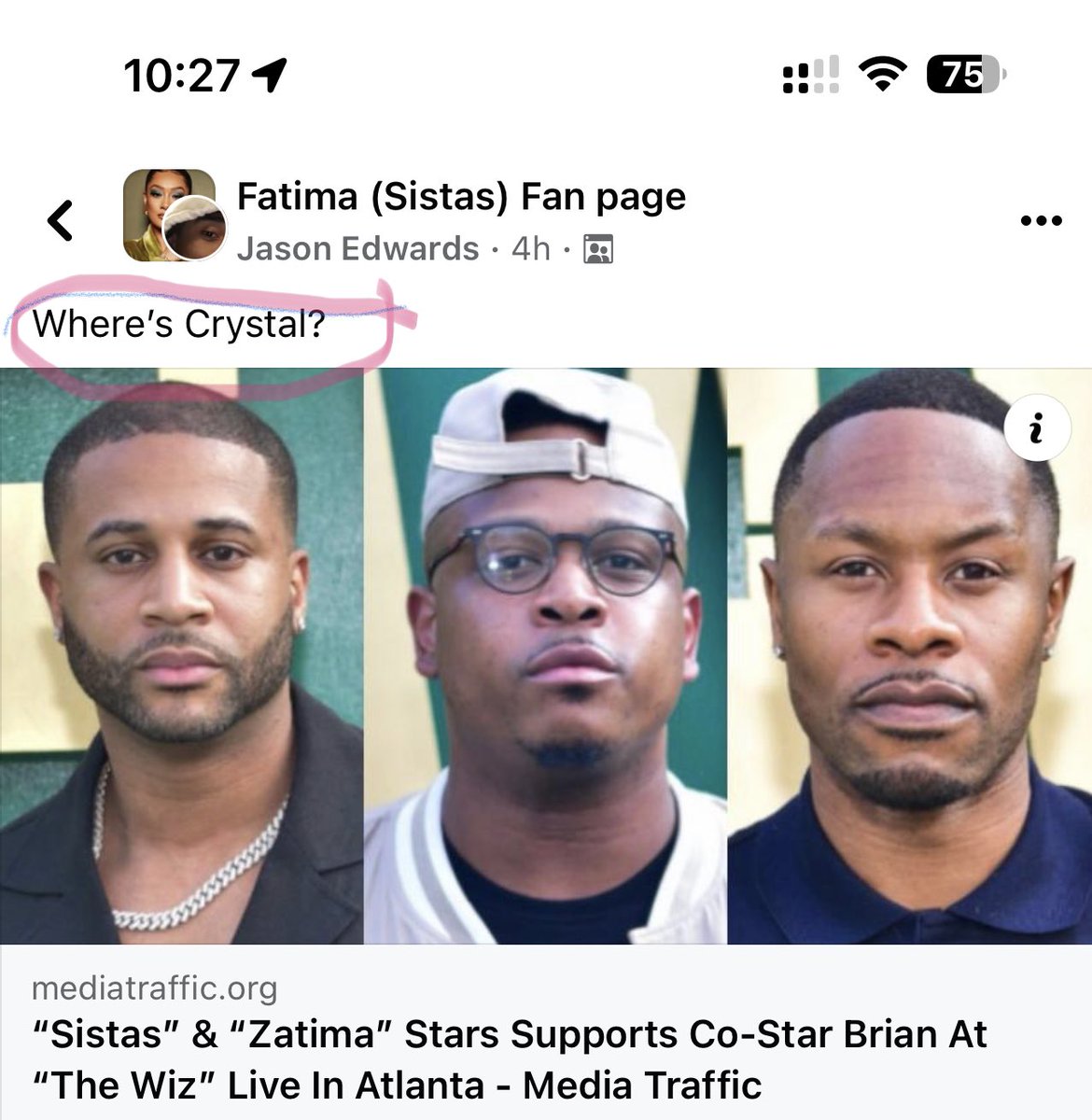 I don’t get it. I know it’s a gathering for Brian which I’m sure Crystal sends her love. But they don’t have to be everywhere together.  Y’all need to grown tf up. Stay outta these ppl person life and get some of y’all own. Damn