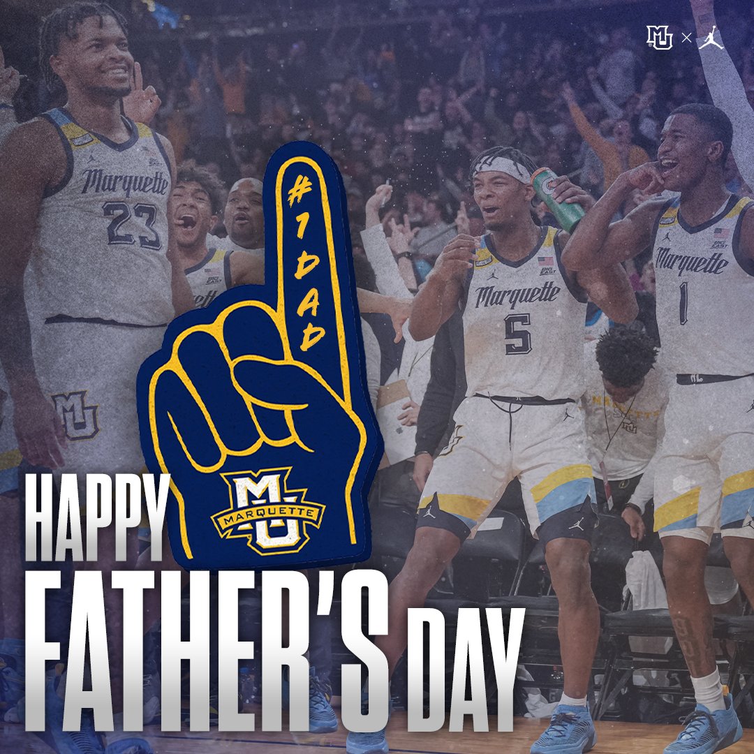 Wishing a happy Father's Day to all of the amazing dads, from Marquette Basketball!

#MUBB | #WeAreMarquette