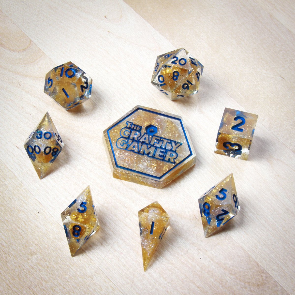 CraftyGamerShop's tweet photo. No paladin is complete without their divine smite! And we’ve got the perfect custom dice to match any Oath you take!
Come on by and give it a roll! 
Nicole hit another set out of the park!

#thecraftygamer #paladin #divinesmite #paladindice #dnd #dnddice #customdice #resindice #resin #resinart #diceporn #dice #dungeonsanddragons #dndpaladin #flgs