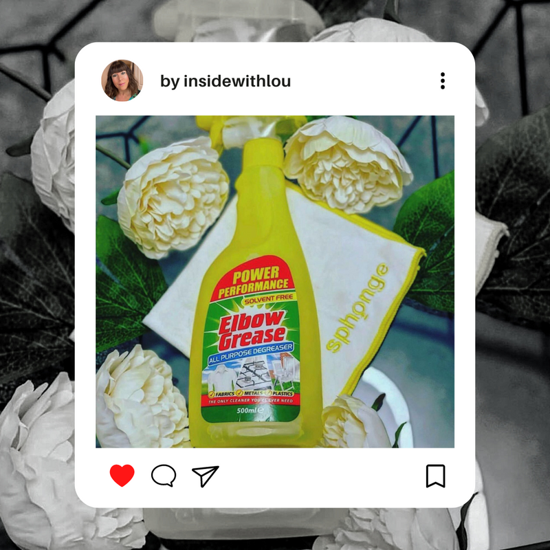 "These two are a fab team for all sorts of cleaning around the home."

😍 Thank you so much for choosing us @insidewithlou! We love this super cute pic 💛

#SPh2ONGE #CleaningSupplies #Cleaning #CleaningSponge