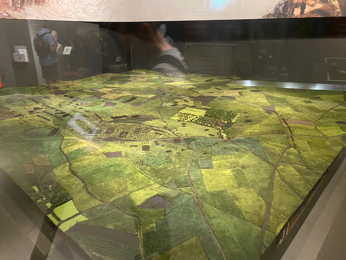 Astleyjp's tweet photo. 18th June 1815 The Battle of Waterloo, so a quick pop to @NAM_London to have a look at the wonderful model. Well worth a trip. #Waterloo https://t.co/4lCewDIgzR