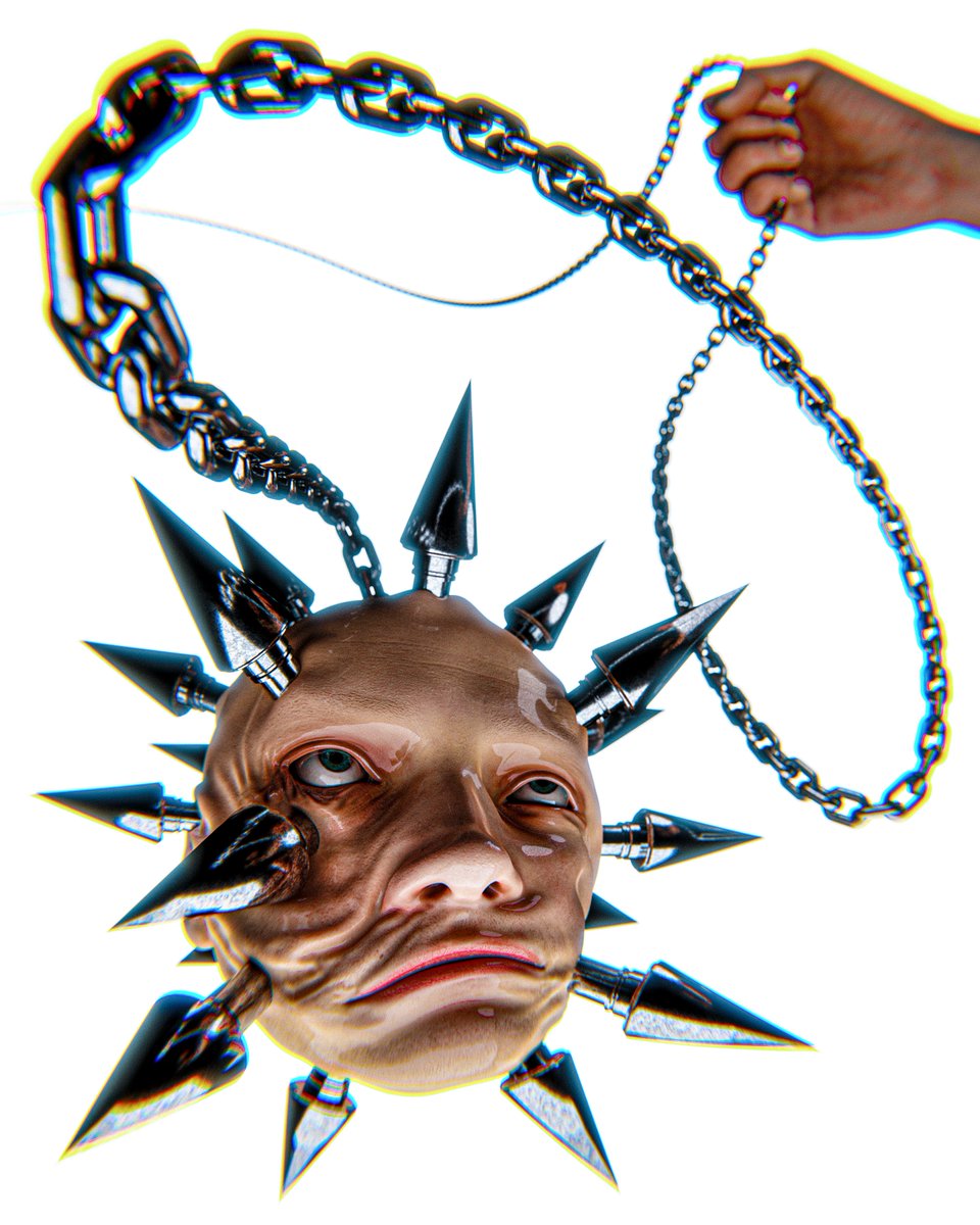 "FLAIL" has been collected privately by <a href="/DnoTAO/">Dino G. 👁‍🗨</a> &amp; <a href="/ambrpr_/">AmbrP 👁‍🗨</a> !

Thrilled to see this piece find a great home with this duo, cheers 💙🥂