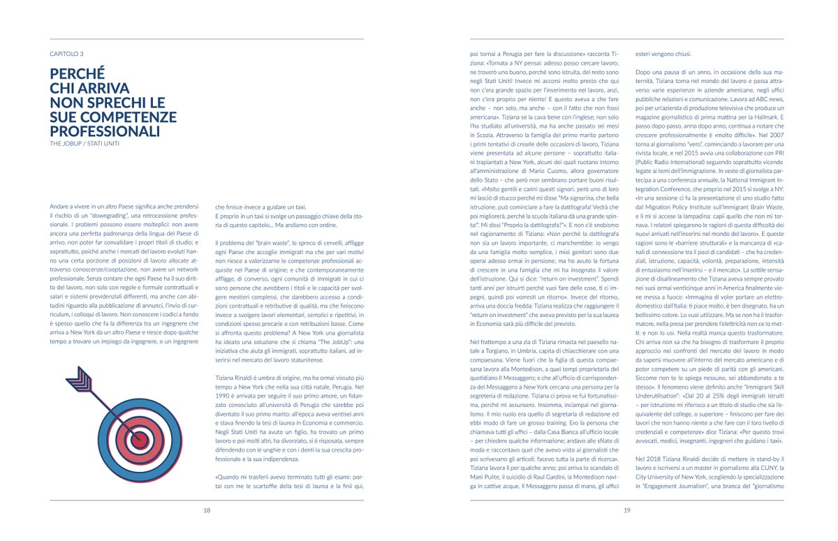 <a href="/TheJobUpUSA/">The JobUp</a> was featured among the projects of 12 Italians around the globe in a new digital book by @ele_voltolina &amp; published by CGIE/Nuove Migrazoni bit.ly/43D2GZ3 Thank you both!