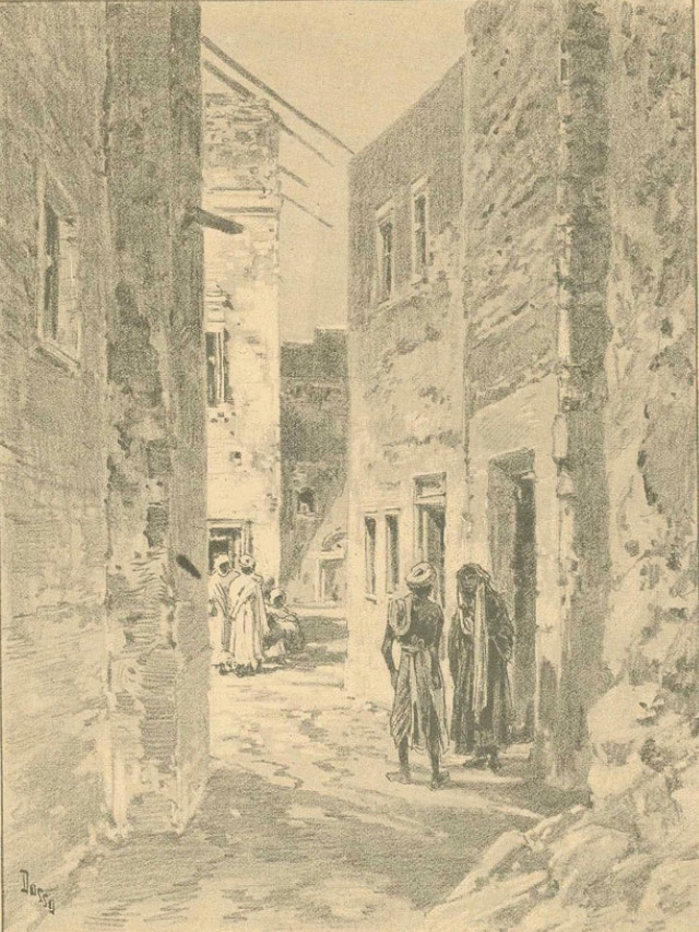 A street In Timbuktu, ca 1890
