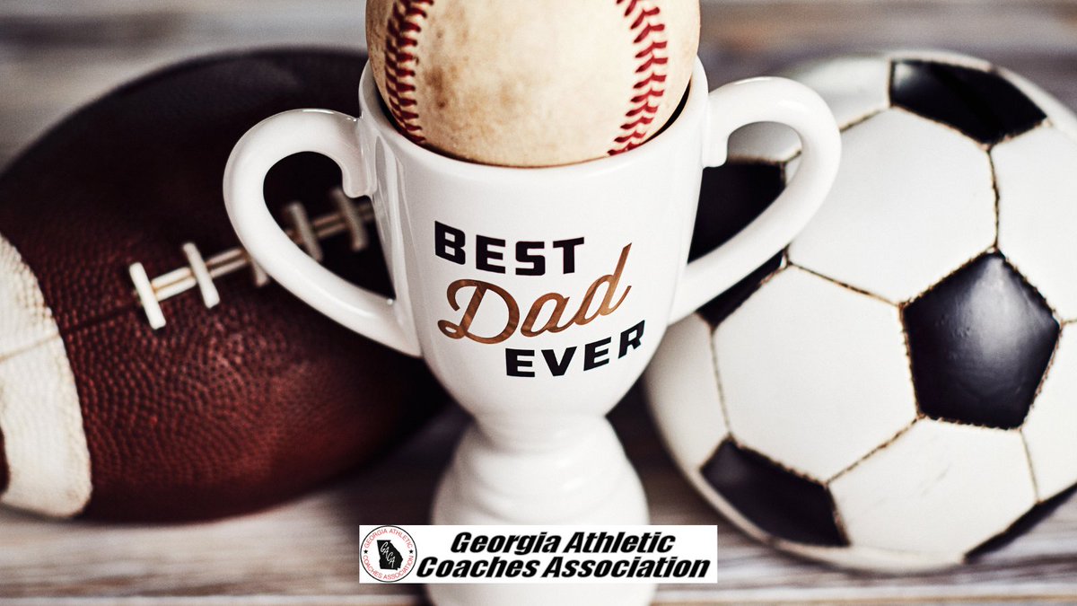 Happy Father's Day Coach Dads. Thanks for giving your time and energy, celebrating the achievements, and providing encouragement not only to your own children but to the athletes that you coach. #gacacoach #happyfathersday2023 #DadsRock