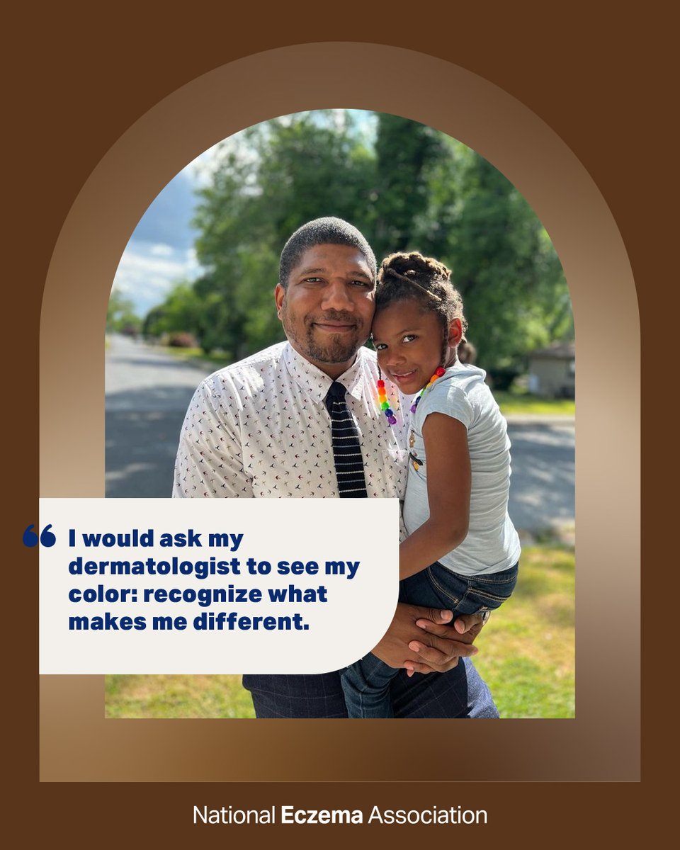 nationaleczema's tweet photo. To honor BOTH Father’s Day &amp; the end of our week-long focus on skin of color, we turn to veteran #eczemawarrior and #eczemaparent, Reggie Bryant. 

Read his article about what’s different for #Blackpeople with #eczema: https://t.co/4nF9OihORc

#GetEczemaWise #Blackvoices #fathers https://t.co/cj4HWVDrbY