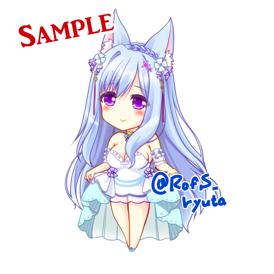 アクスタ完成。というわけでセットにつけるアクスタは今度のランプ様の新作「はるよめ」からイリオネーラさんです٩( 'ω' ) 