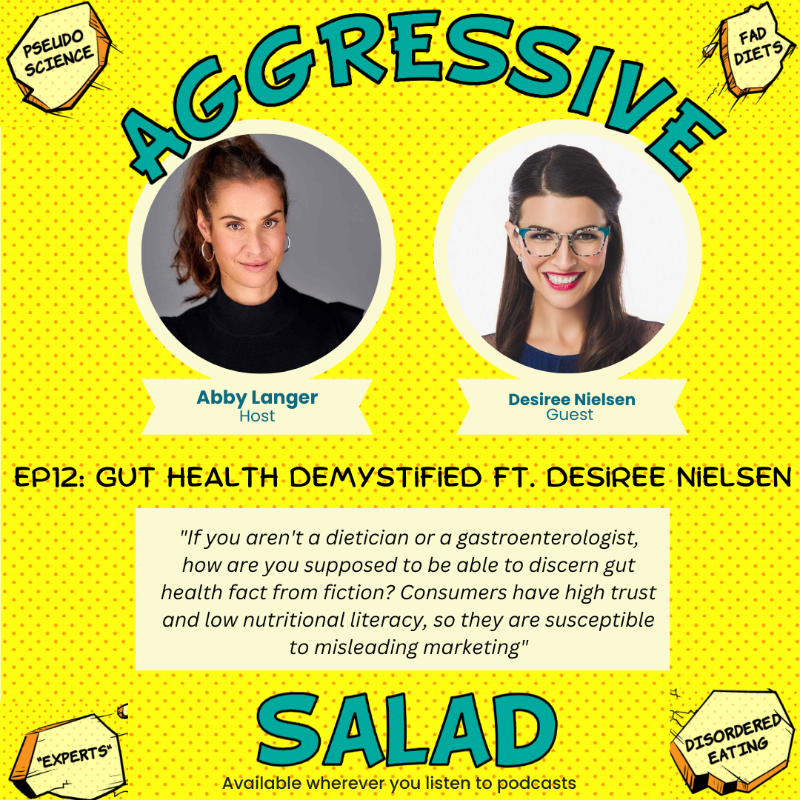 Abby Langer Nutrition (@langernutrition) on Twitter photo Desiree Nielsen joins me to discuss gut health. She explains how the health industry has taken nutrition truths and mis-contextualized them. We tackle myths about our microbiome and shed light on what information is and isnāt fact-checked. #aggressivesalad #podcast <a href="/desireeRD/">Desiree Nielsen RD</a> Desiree Nielsen joins me to discuss gut health. She explains how the health industry has taken nutrition truths and mis-contextualized them. We tackle myths about our microbiome and shed light on what information is and isnāt fact-checked. #aggressivesalad #podcast <a href="/desireeRD/">Desiree Nielsen RD</a>