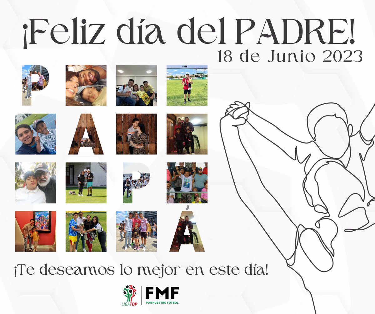 ¡LES DESEAMOS A TODOS LOS SÚPER HÉROES LLAMADOS PAPÁS, UN FELIZ DÍA! ⚽️👨🏻

Queremos conocerlos así que en los comentarios déjenos una foto suya🫶🏽

#CrecemosJuntos #LigaTDP