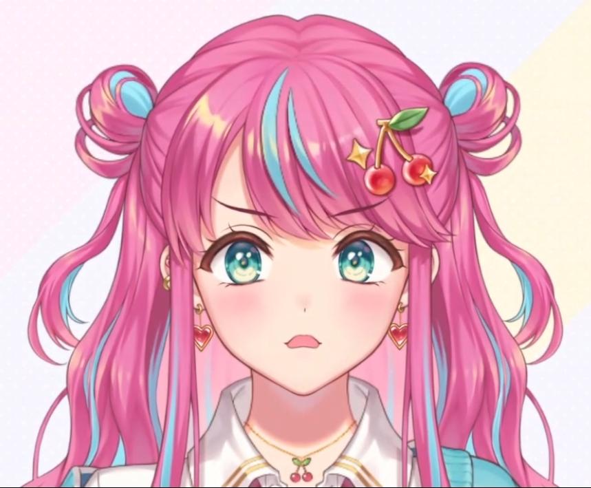 「好き顔 #めろちるらいぶ 」|萩原凛のイラスト