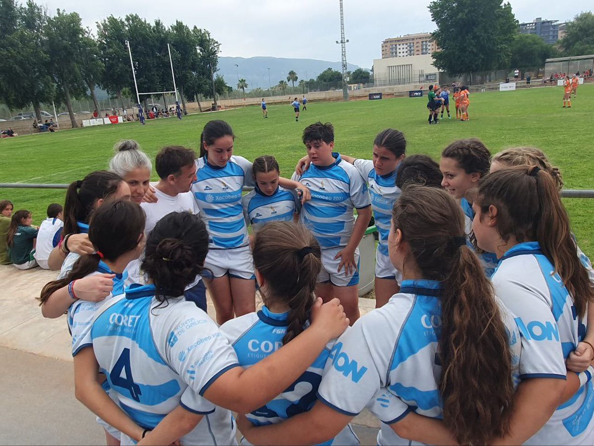Galicia Rugby (@rugbygalicia) on Twitter photo 📊Resultados do domingo no CESA7s M16 de Cullera e Tavernes
👉Feminino
<a href="/ferugbycv/">Federación Rugby Com. Valenciana</a> 26- 7 Galicia
Galicia 15 -10 <a href="/rugbyasturias/">𝚁𝚞𝚐𝚋𝚢𝙰𝚜𝚝𝚞𝚛𝚒𝚊𝚜</a>
🏆11º Lugar das Nosas M16
👉Masculino
<a href="/RugbyMadrid/">Federación de Rugby de Madrid</a> 35 -10 Galicia
Baleares 22 -7 Galicia
<a href="/FRCyL/">FRCyL</a> 35 - 19 Galicia
🏆 8º Lugar dos Nosos M16 📊Resultados do domingo no CESA7s M16 de Cullera e Tavernes
👉Feminino
<a href="/ferugbycv/">Federación Rugby Com. Valenciana</a> 26- 7 Galicia
Galicia 15 -10 <a href="/rugbyasturias/">𝚁𝚞𝚐𝚋𝚢𝙰𝚜𝚝𝚞𝚛𝚒𝚊𝚜</a>
🏆11º Lugar das Nosas M16
👉Masculino
<a href="/RugbyMadrid/">Federación de Rugby de Madrid</a> 35 -10 Galicia
Baleares 22 -7 Galicia
<a href="/FRCyL/">FRCyL</a> 35 - 19 Galicia
🏆 8º Lugar dos Nosos M16