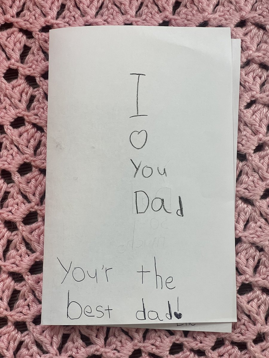 CoderMiddy's tweet image. The Father’s Day card from our 5yr old included money!