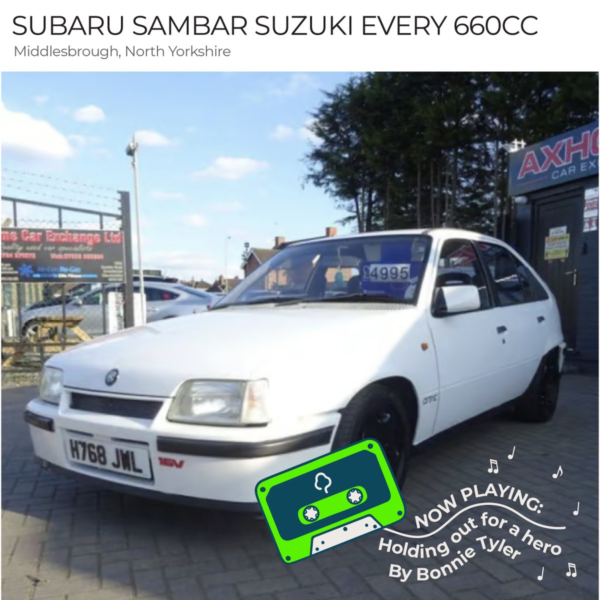 Gumtree's tweet image. We’re taking a trip down memory lane 🚗🎵Name the soundtrack to your #FirstCar in the comments below ⬇️ #RetroCars #Soundtrack #GoodFinds