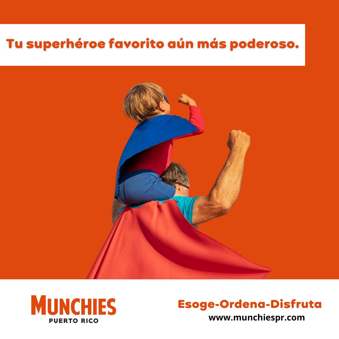 munchies_pr's tweet photo. ¿Necesitas complementar ese regalo especial?  ¡Este Día del Padre, haz sentir a tu superhéroe favorito aún más poderoso y amado!

Encuentra el regalo perfecto para papá, sin importar lo que necesites. Aún estás a tiempo de demostrarle cuánto te importa. Utiliza el código: DAD50 https://t.co/HJoZ0rJXVW