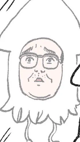 @yajima_en 本日のベストオブ・気になって仕方がない困り眉イカさんおじ 