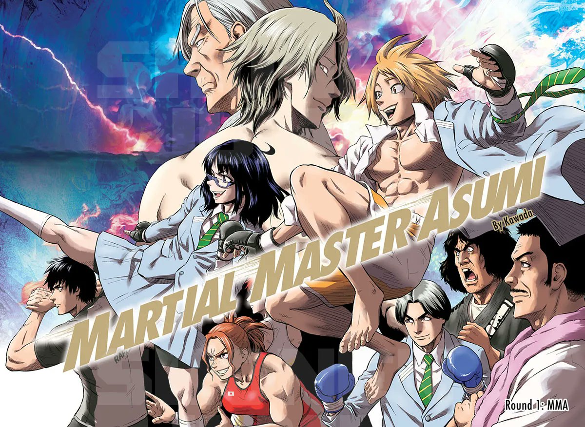 Martial Master Asumi, Ch. 1: A timid high schooler hides his secret lifetime of combat training! Read it FREE from the official source! bit.ly/3NdJNFf
