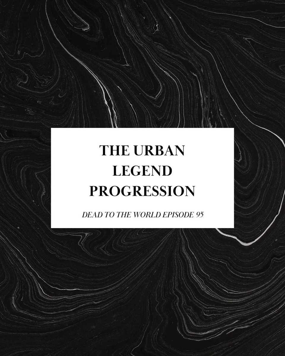 Episode 95 all about urban legends is out now! 

#podcast #deadtotheworld #urbanlegens #stories #newepisode #sunday #listennow #spooky #podcastrecommendation #indiepodcast #new