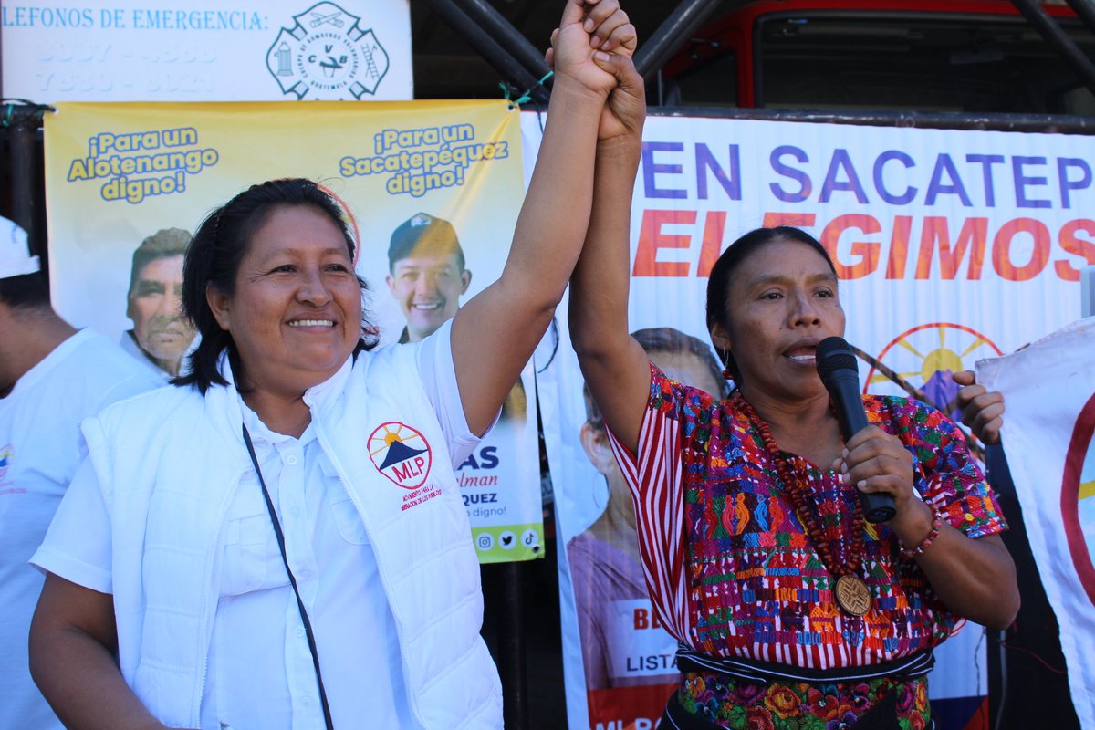 San Juan Alotenango elige dignidad con José Mariano García, para la alcaldía municipal, Tomas Creelman representará al congreso a Sacatepéquez y Blanca Ajtún por el listado nacional del MLP.