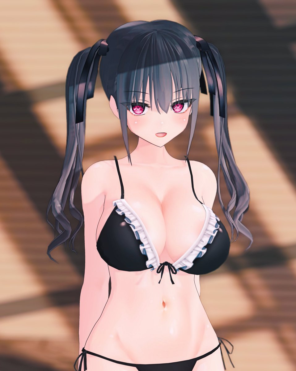 #梅雨入りしたので水着グラビア風SS貼って夏を先取りしよう #COM3D2