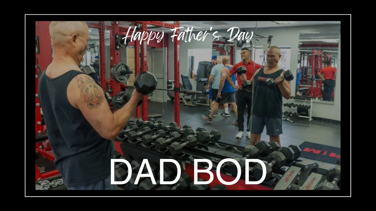 Our experienced, certified #personaltrainers specialize in redefining 'Dad Bod' for KC dads. Happy Father's Day from your friends at #MJFitness! ❤️ #kcfitness #kansascity #kcmo #ageisjustanumber #FathersDay2023