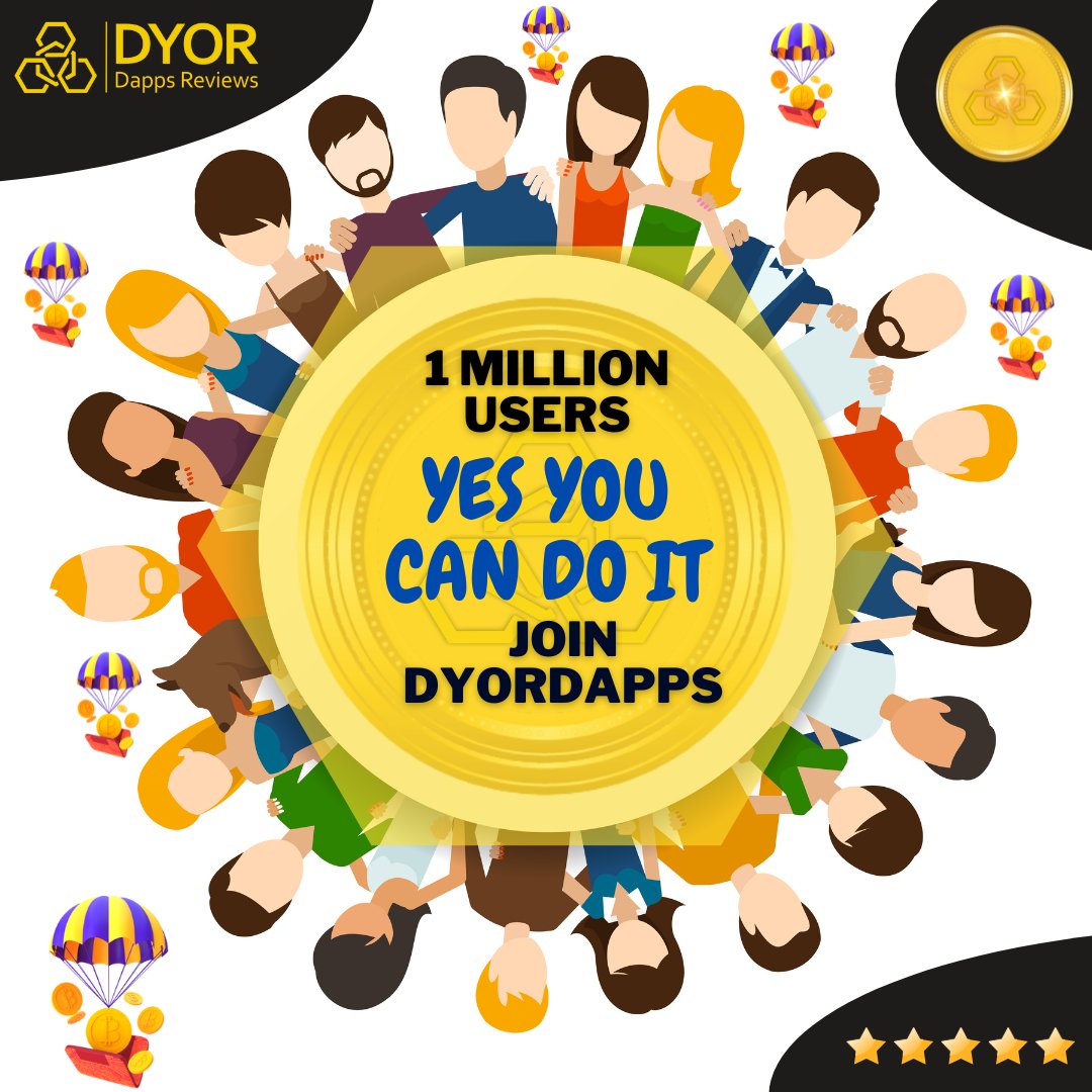 ✨Everything in its own time
Focus on building the DYORDAPPS community
You have to give to get Consider airdrop as a gift to the community💫
We need your time and support to take DYORDAPPS to the top.
Invite tweet retweet comment like💖
Let's work patiently intelligently humbly🙏