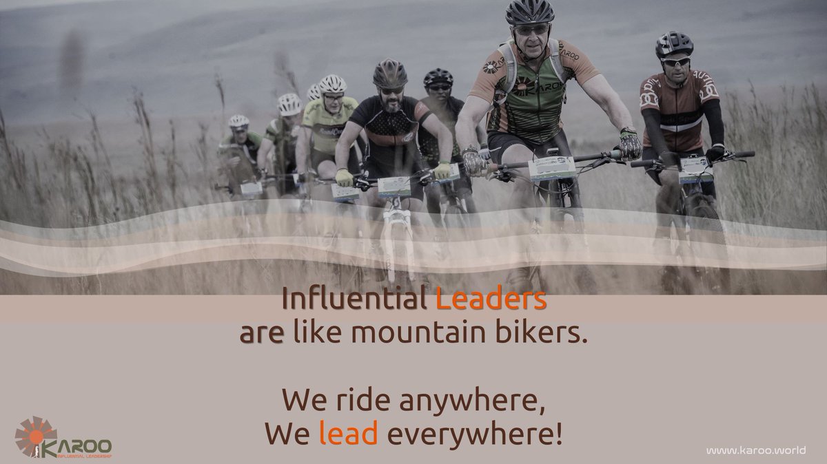 InfluentialLea1's tweet photo. #Influential_Leaders
are like #mountain_bikers.
We #ride anywhere,
We #lead everywhere! https://t.co/w63zpKvxig