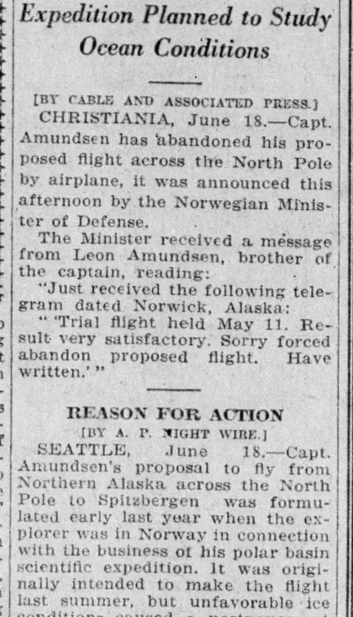 Jon Blackwell This Day In 1923 On Twitter Amundsen At Right With