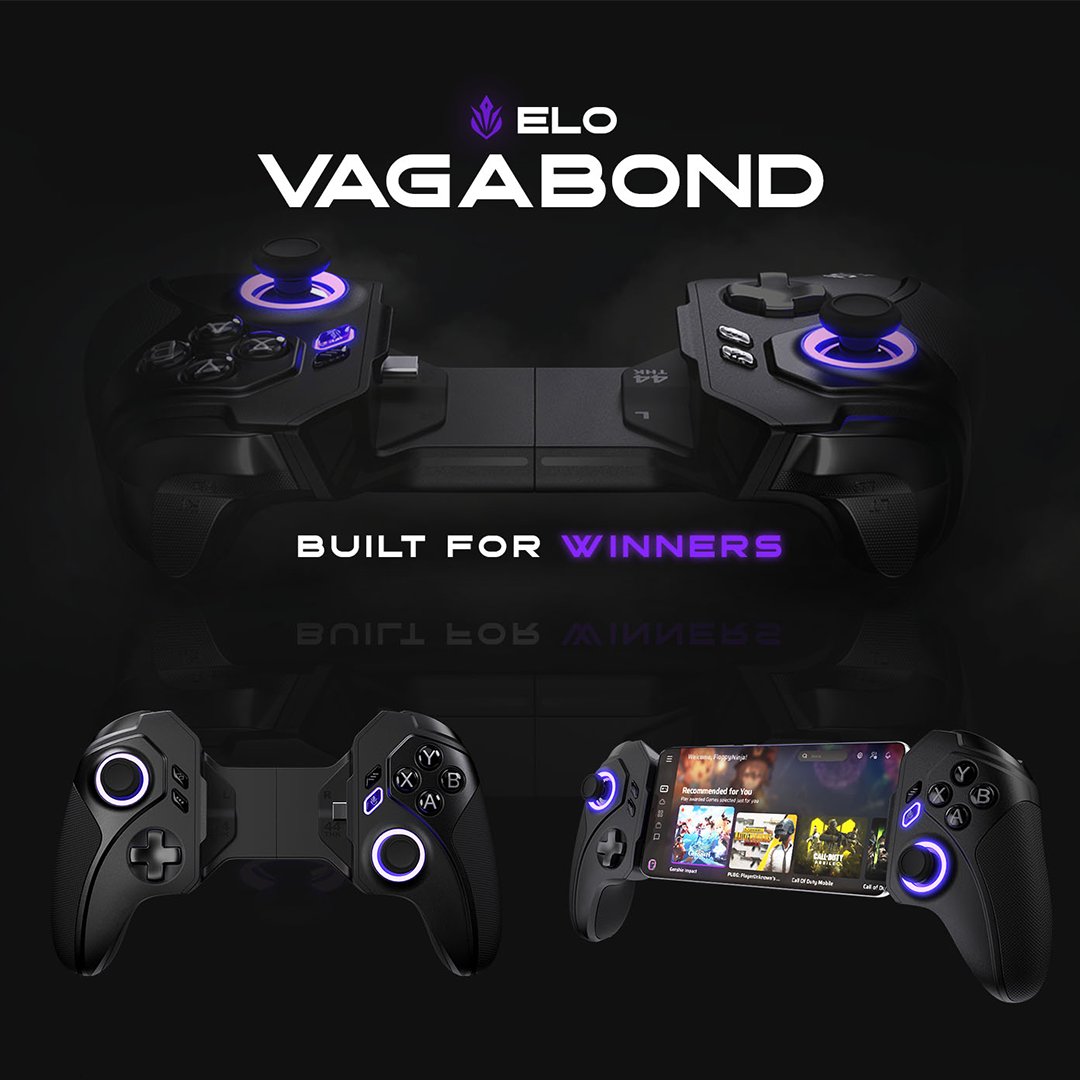 🎮 First look at #ELOVagabond and our new app ELO Unleashed! Power, precision, and dominance in one sleek design. Get ready for a gaming revolution. Join the waitlist ➡️ hubs.la/Q01TmXPw0 #ELOesports #GameWithELO #ELORevolution