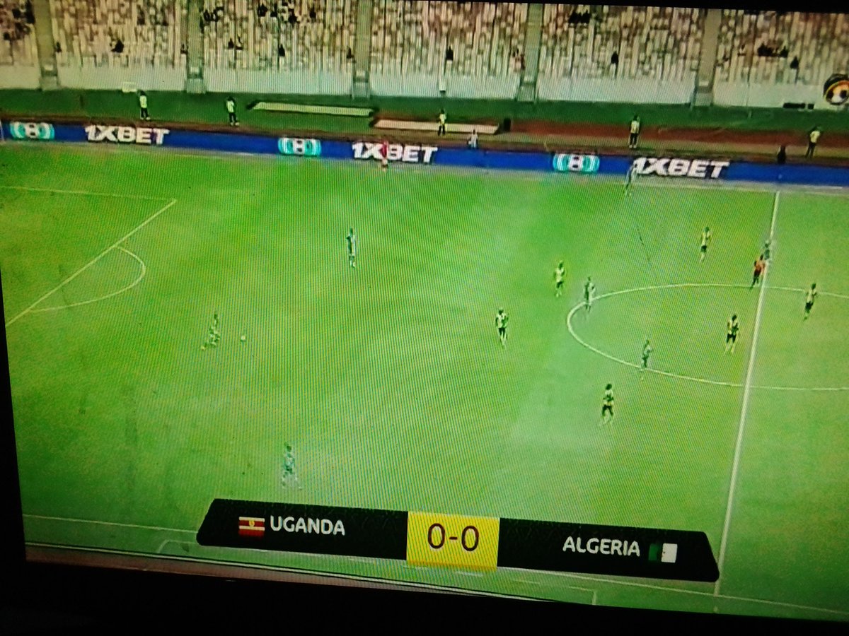 kats_judith's tweet photo. Here we go
UGA 0: 0 ALGERIA
#UGALG
#MTNUgFootball
#UgCranesWeGo
@mtnug 
@UgandaCranes https://t.co/rZduC9HHkT