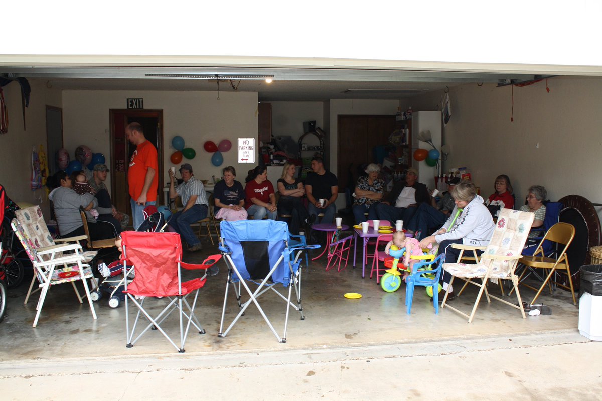 A large Midwest party will utilize the entire home. The back yard, the kitchen and most importantly, the garage.