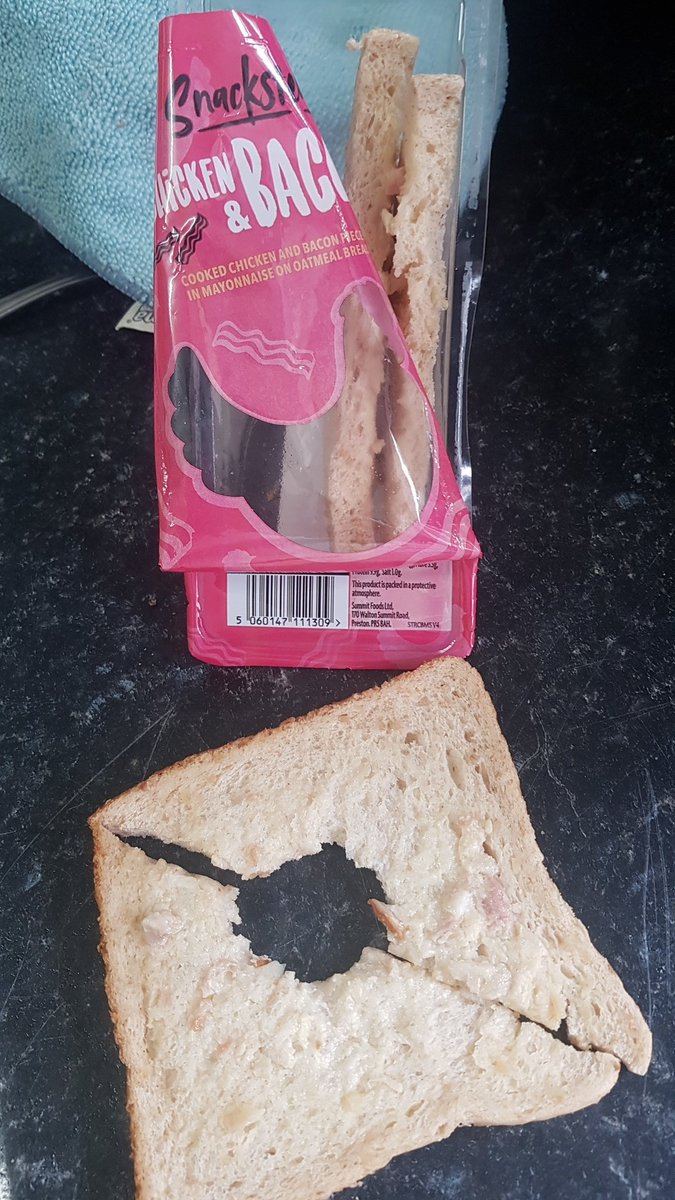 Hey <a href="/SnackstersUK/">Snacksters</a> wheres the chicken and bacon gone? Are you taking the piss?