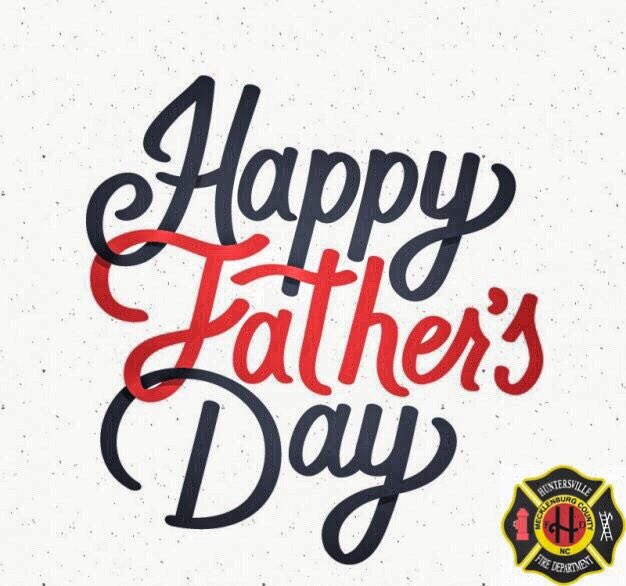 Happy #FathersDay from the Ville! We have quite a few fathers on staff at our stations, daily, protecting our Town. 

Unfortunately some are on duty today & away from family. Help us wish them a fantastic, and safe, Fathers Day! 
#OneTownOneTeam #BlackOverRed #HuntersvilleFD