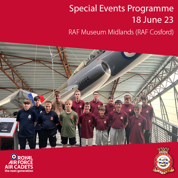 We're on the way home from another amazing special visit - the RAF Museum at Cosford.

Alongside our friends from <a href="/1338SqnATC/">1338 (Seaham) Sqn</a> &amp; @607WearmouthATC we weren't short of things to do, including the world's oldest Spitfire!

Look out for more exciting joint events in the near future.