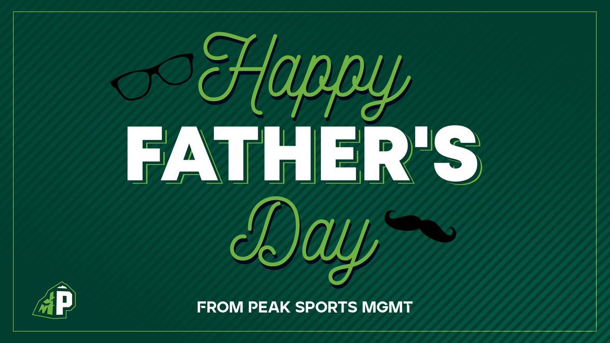 From all of your friends here at Peak Sports MGMT, Happy Fathers Day!!💙

#KeepClimbing