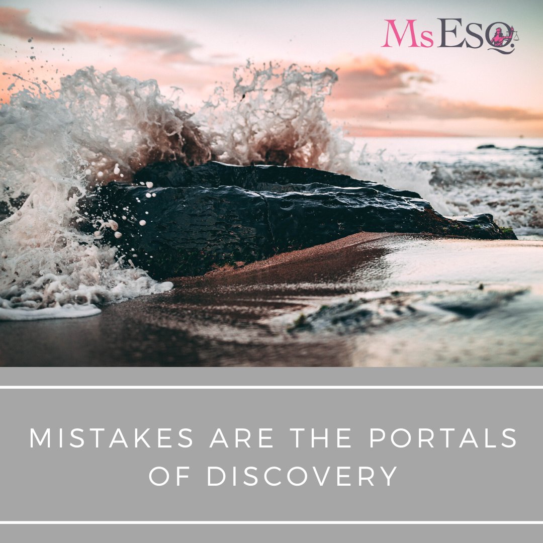MsEsqMag's tweet photo. MISTAKES ARE THE PORTALS OF DISCOVERY 🌅 https://t.co/1rv1t2Jlp8
