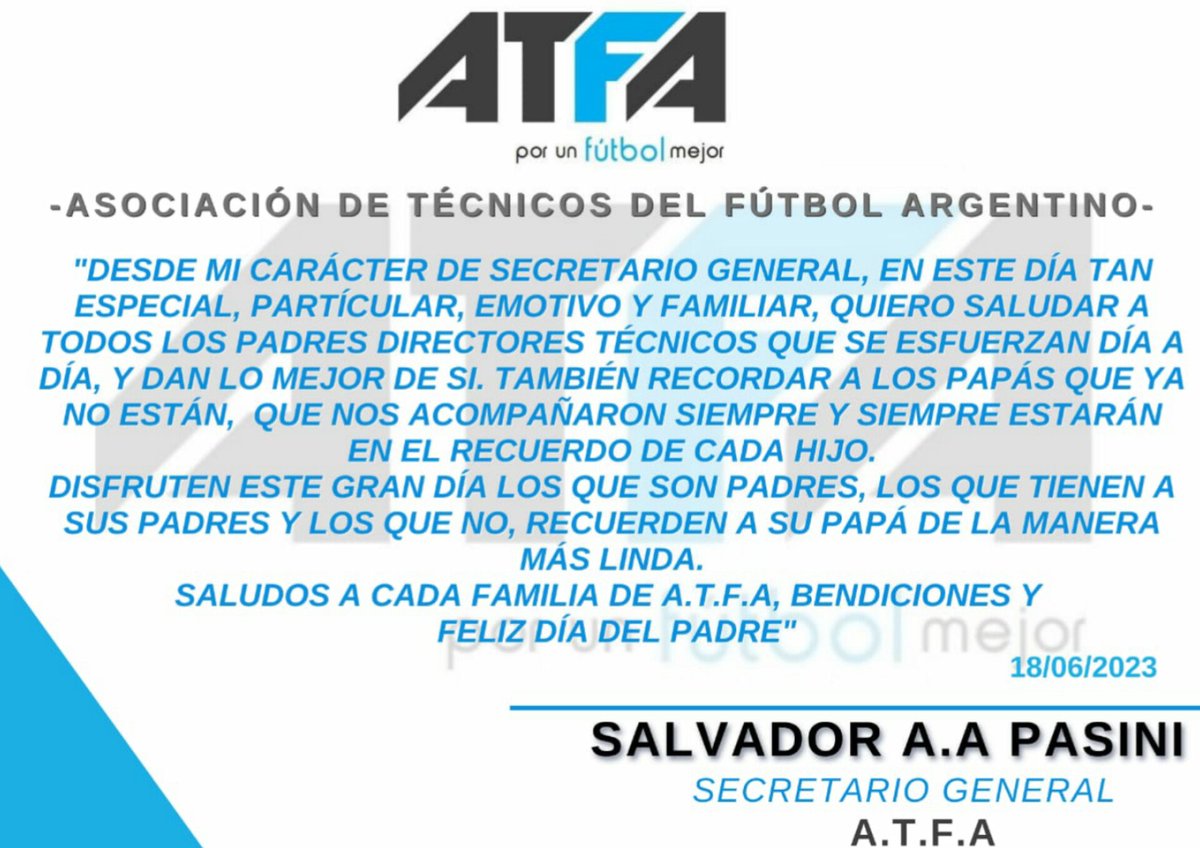 ATFA Oficial tweet media