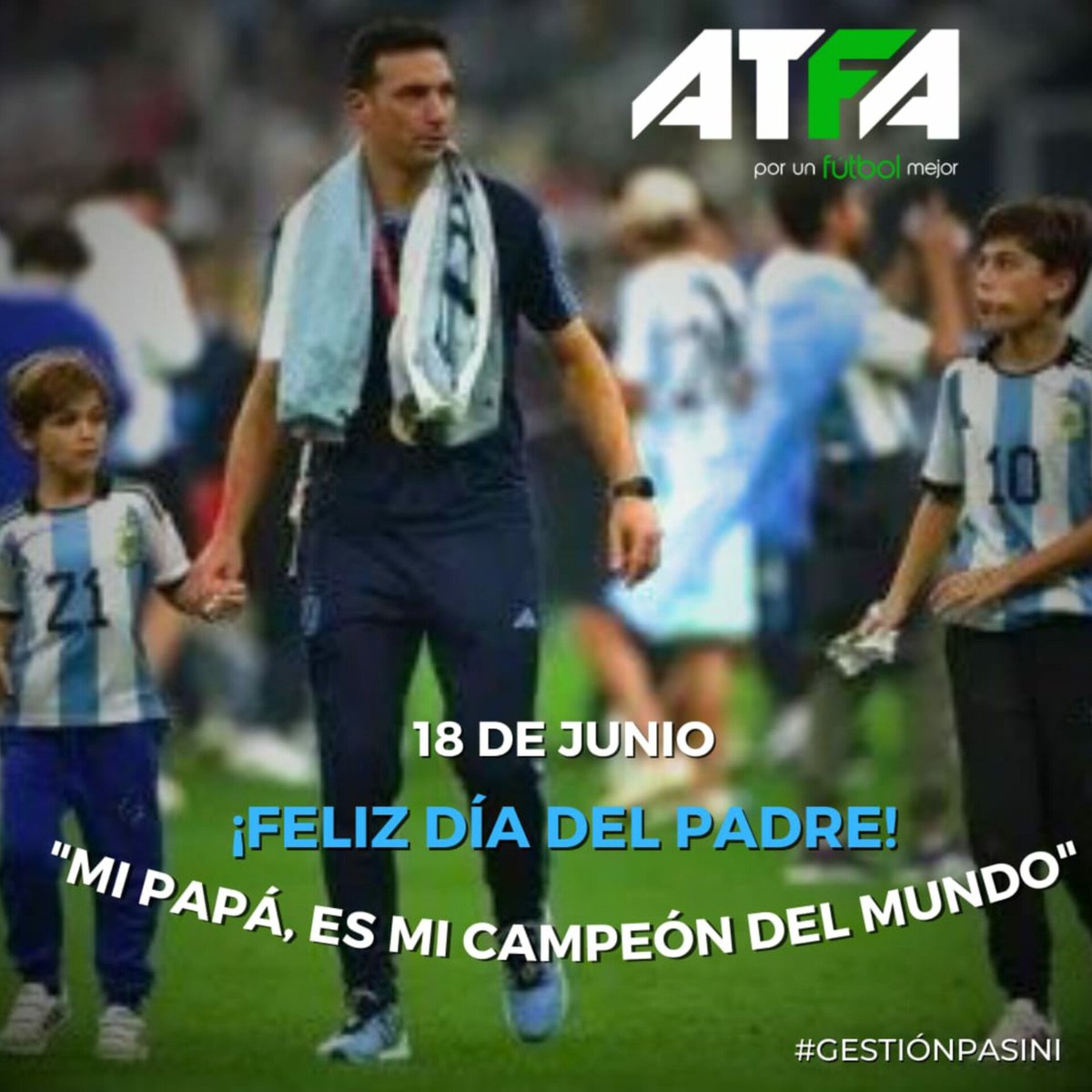 ¡Feliz #DíaDelPadre! 💪

Desde la #ATFA le deseamos lo mejor a todos los padres DT's que de esfuerzan día a día. ¡Salud!