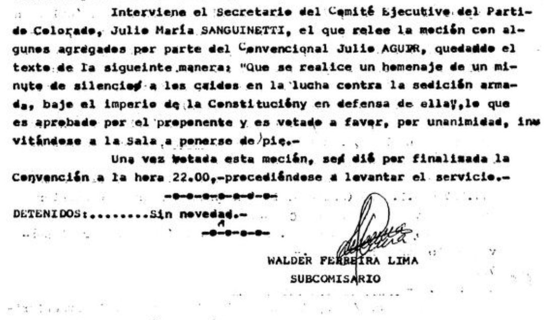 Y al final se supo la verdad... En plena salida democrática, @JMaSanguinetti propuso y votó un homenaje a los milicos muertos, mientras callaba la situación de los presos políticos uruguayos.
Al basurero de la historia. Donde se merece.