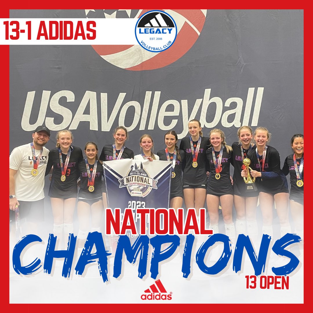 🏆13 OPEN NATIONAL CHAMPIONS
Congrats 13-1 Adidas for making history as the first team from Michigan to win an GJNC Open National Championship!!!!! #leaveyourlegacy