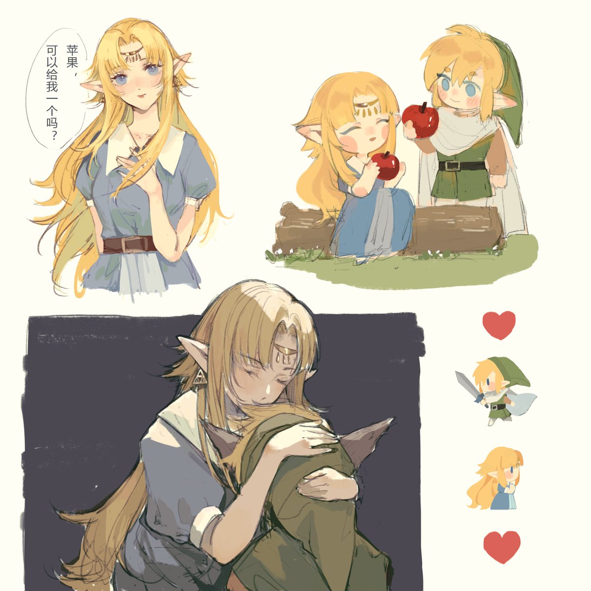 🍎🍎 #ゼルダの伝説 #zelink