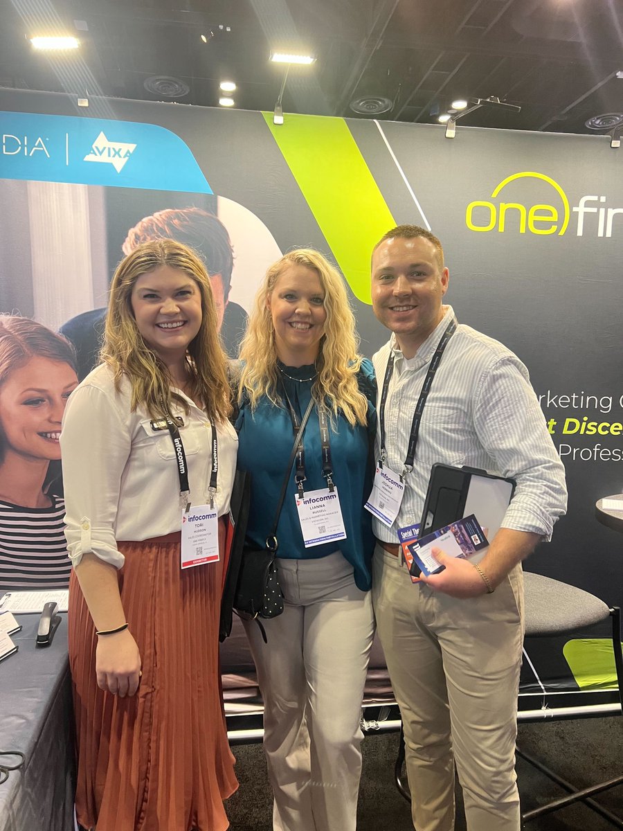 OneFireflyLLC's tweet image. Another successful InfoComm in the books! One Firefly had an amazing time connecting with dealers and partners in Orlando this year - thank you to @AVIXA  for another great show.  

#InfoComm2023 #avtweeps #avpros #proav